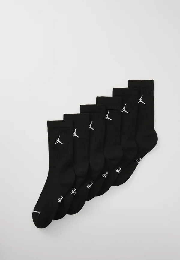CUSH CREW 6 PACK - Sportsocken - black/white