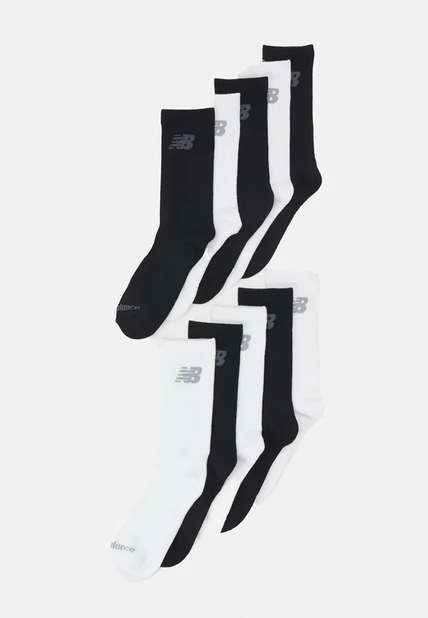 CUSHIONED CREW SOCKS UNISEX 10 PACK - Sportsocken - black/white