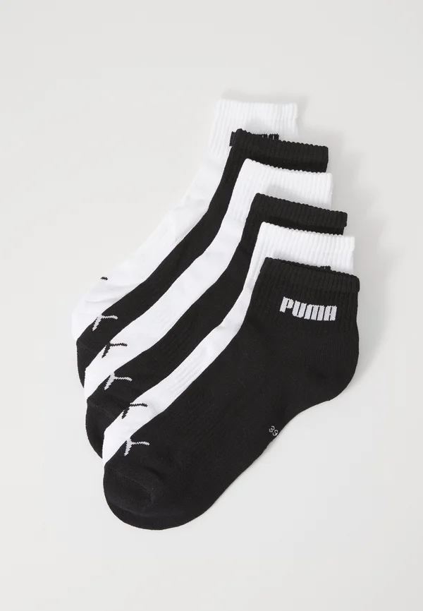 CUSHIONED NEXT QUARTER UNISEX 6 PACK - Sportsocken - black/white