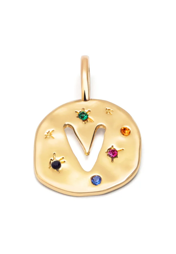 CUSTOM ORGANIC COLORS LETTER - Charm - letter v
