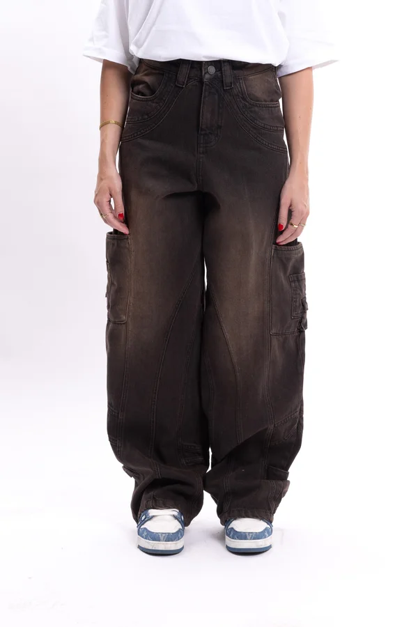 CUTLINE COPPER WASHED - Jeans Relaxed Fit - copper