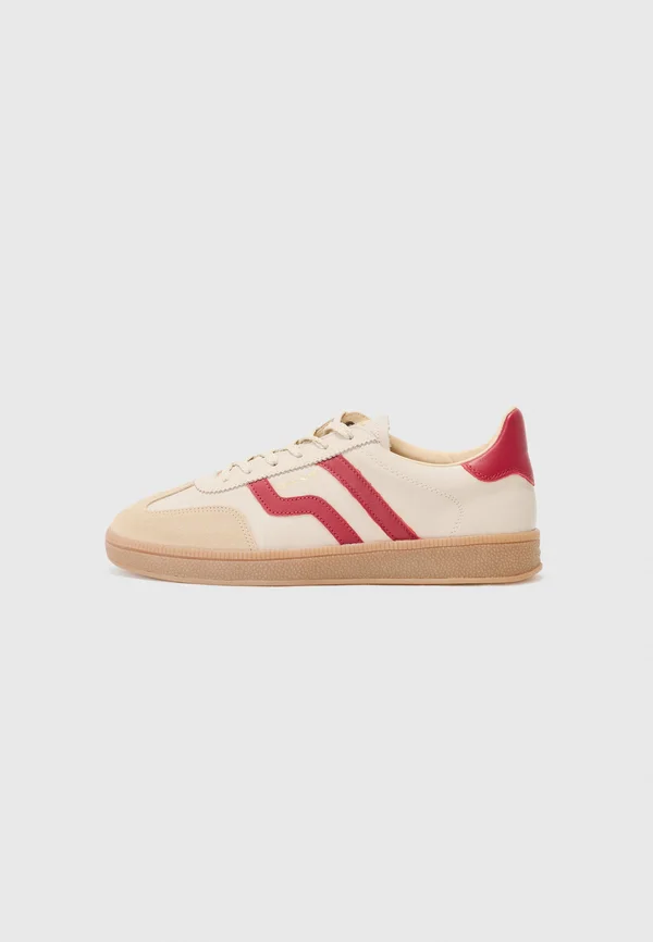 CUZIMA - Sneaker low - beige/dark red