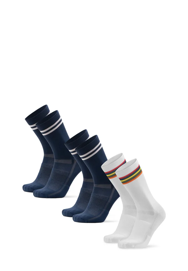 CYCLING REGULAR 3-PACK - Sportsocken - navy/white