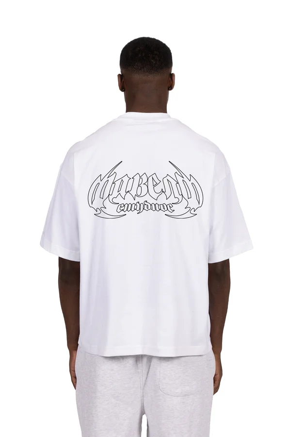 CYRILLIC OUT UNISEX - T-Shirt print - white