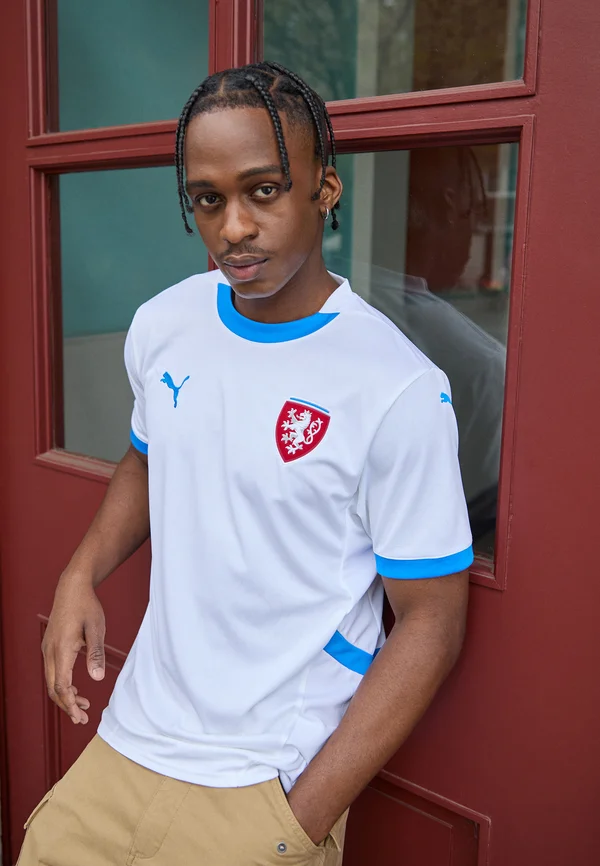 CZECH REPUBLIK FACR AWAY JERSEY - Nationalmannschaft - white/ignite blue