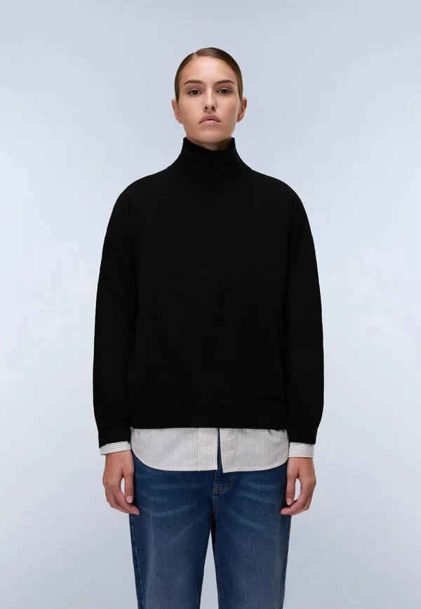 D-MIS - Strickpullover - black beauty