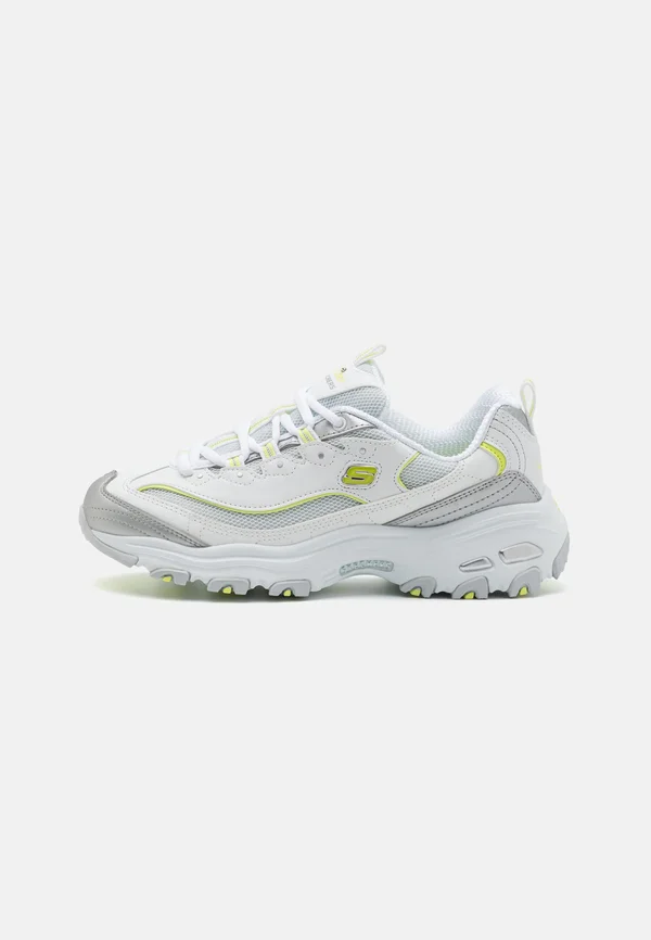 D'LITES - Sneaker low - white/silver/lime