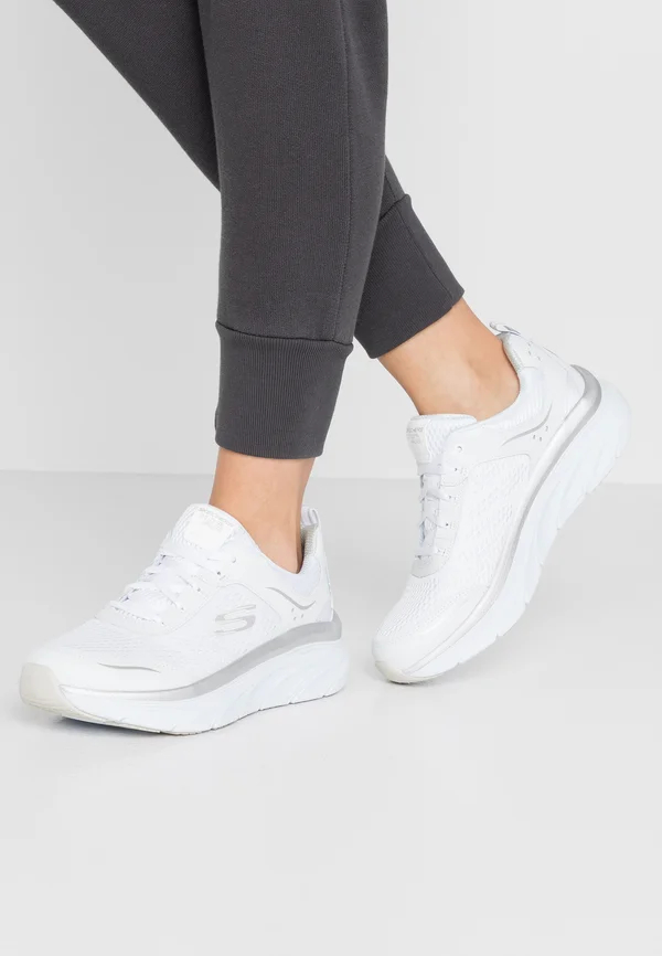 D'LUX WALKER - Sneaker low - white/silver