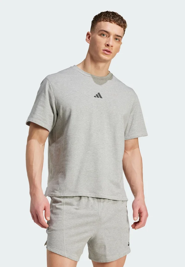 D4T TEE - T-Shirt basic - medium grey heather