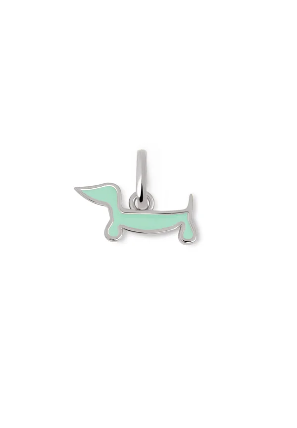 DACHSHUND - Charm - plata color
