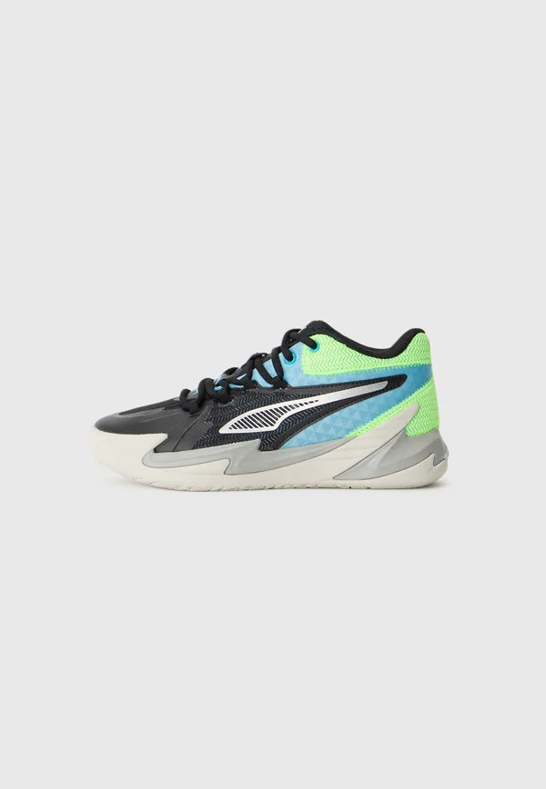 DAGGER UNISEX - Basketballschuh - black/bright aqua/green glare