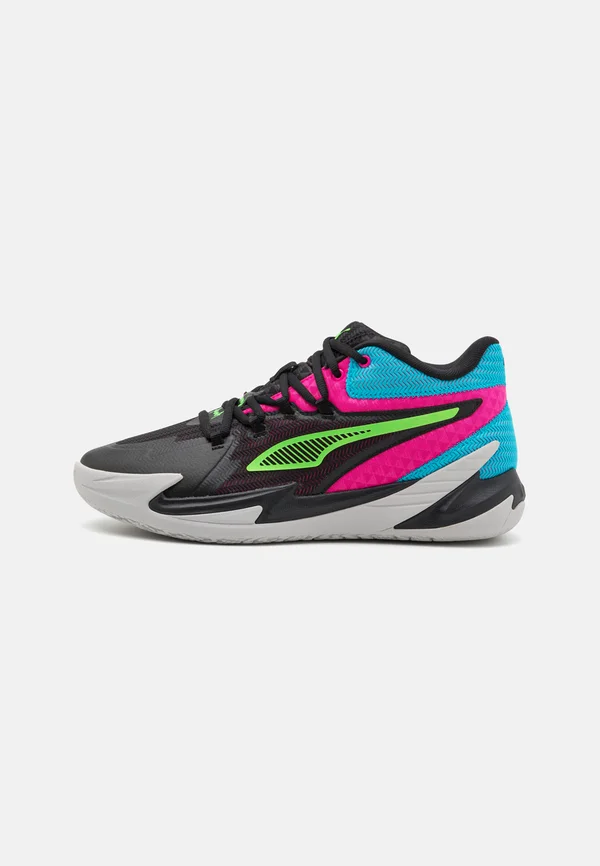 DAGGER UNISEX - Basketballschuh - black/fluro pink
