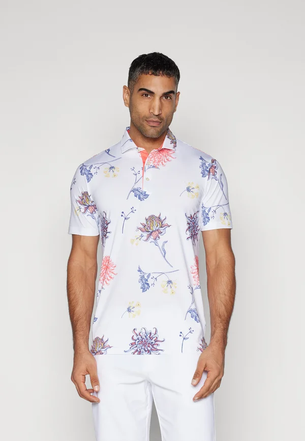 DAHLIA  - Poloshirt - white glow/peach frost