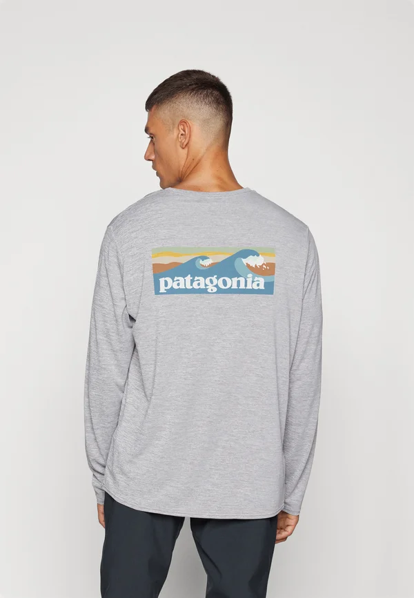 DAILY GRAPHIC WATERS - Langarmshirt - abalone blue/feather grey