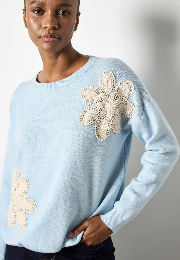 DAISIES LIGHTWEIGHT - Strickpullover - blue