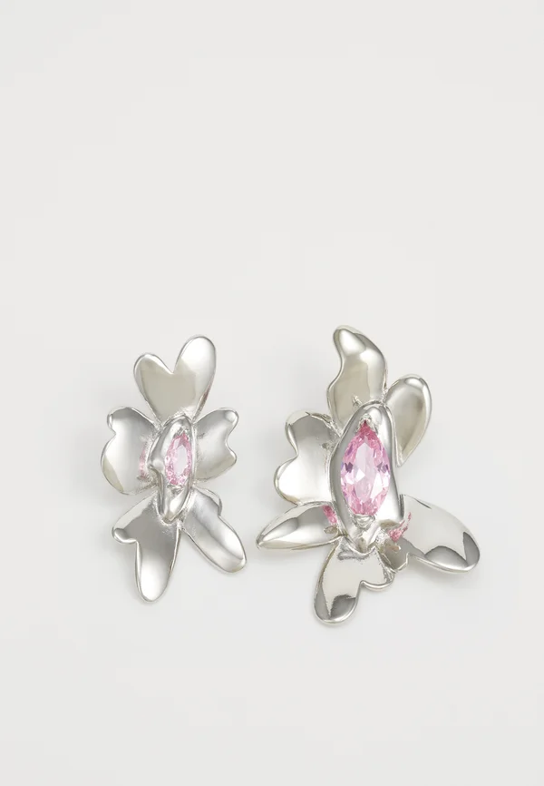 DAISY EARRING - Ohrringe - soft pink/silver-coloured