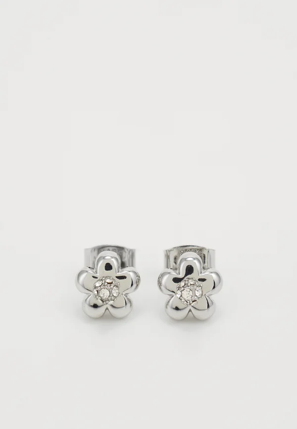 DAISY MICRO EARRINGS - Ohrringe - silver-coloured