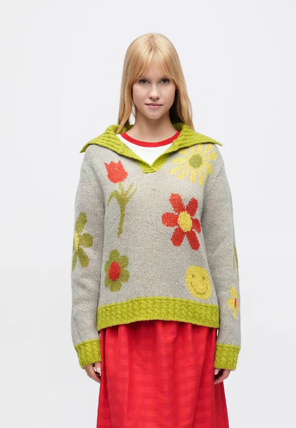 DAISY - Strickpullover - gris