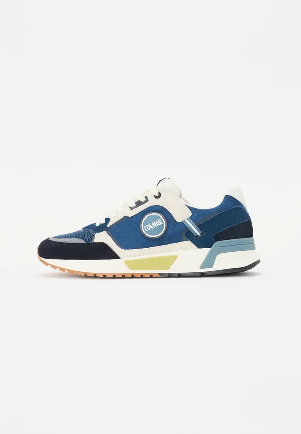 DALTON TYPE - Sneaker low - navy/off white/citrus green