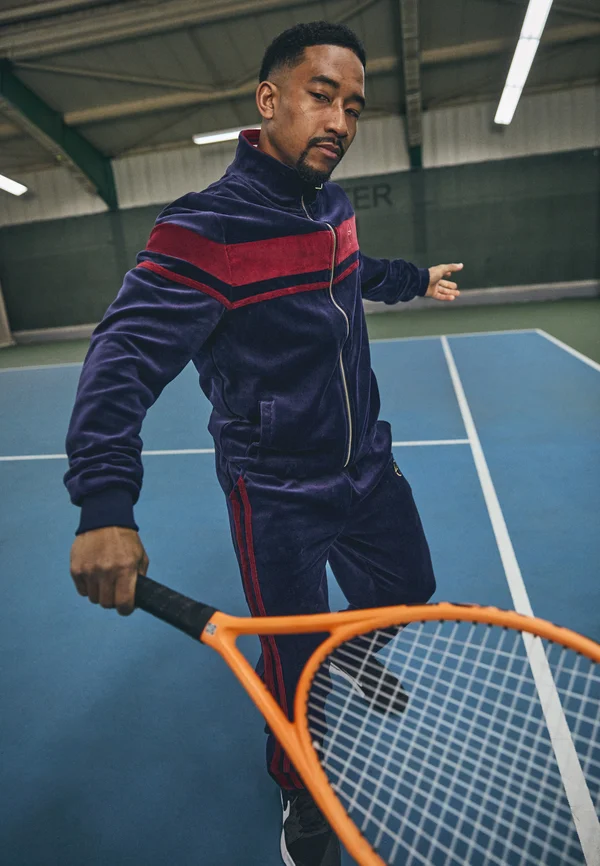 DAMARINDO TRACKSUIT - Trainingsanzug - maritime blue/merlot