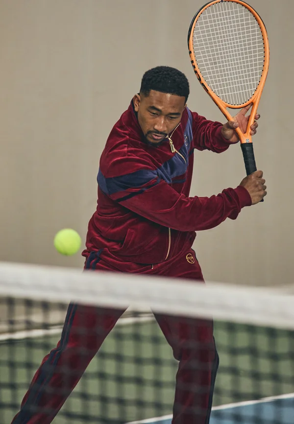 DAMARINDO TRACKSUIT - Trainingsanzug - merlot/maritime blue