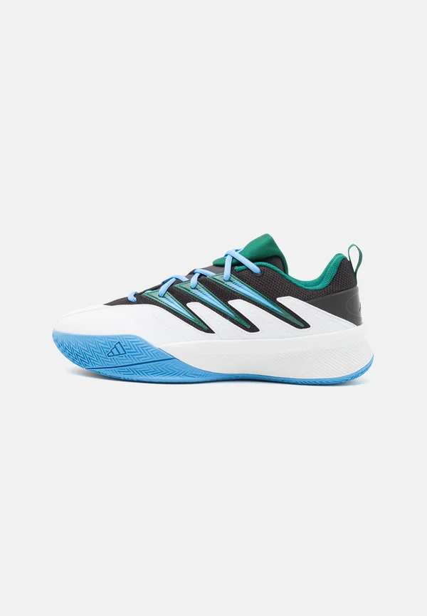 DAME CERTIFIED 3 - Basketballschuh - footwear white/collegiate green/blue burst