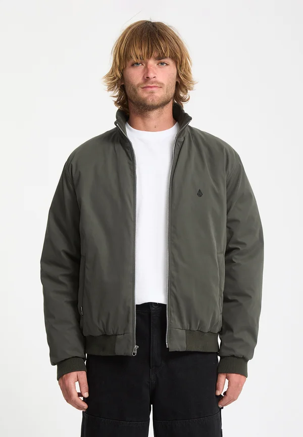 DAMERMAN - Bomberjacke - rinsed black