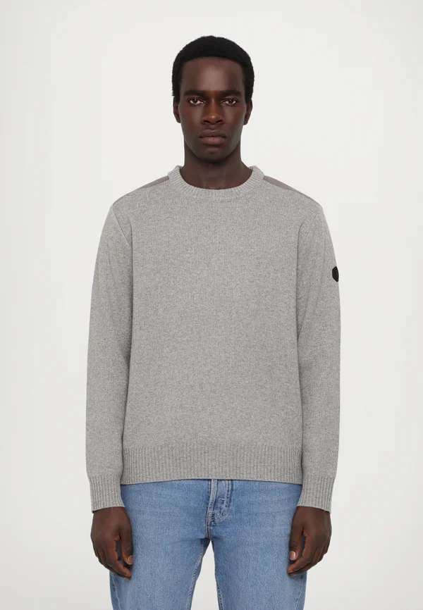DAMIEN - Strickpullover - heather grey