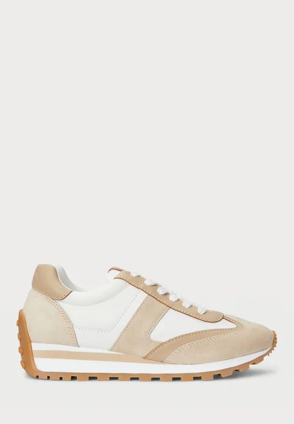 DANI SUEDE & LEATHER SNEAKER - Sneaker low - snw wht/sand dune/sand dune