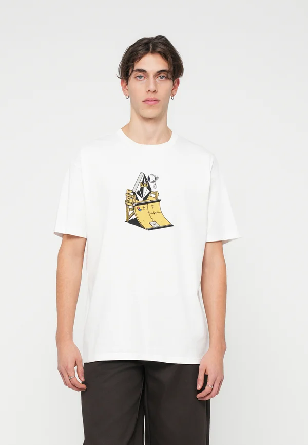 DANIEL SHEPARD WALLEYE - T-Shirt print - white