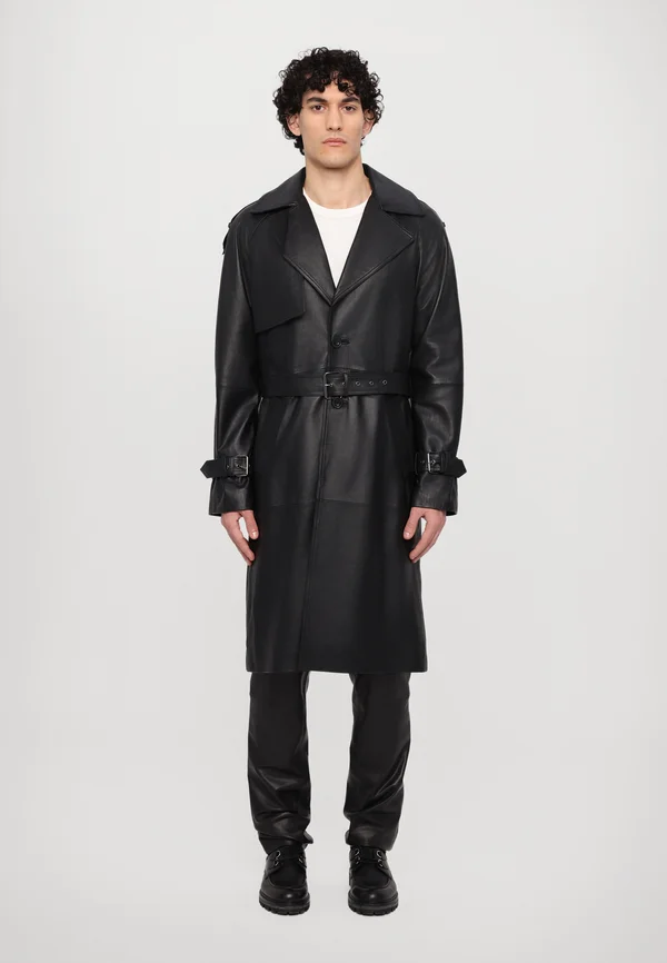 DARCO - Trenchcoat - nappa black