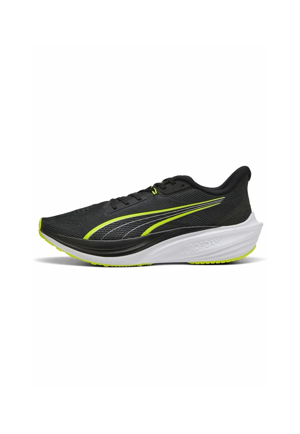 DARTER PRO - Laufschuh Straße - black yellow alert white