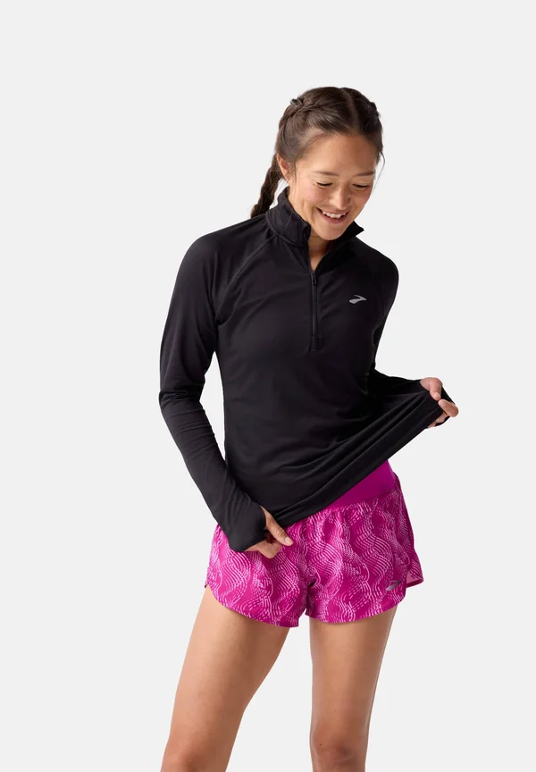 DASH 1/2 ZIP 3.0 - Langarmshirt - black