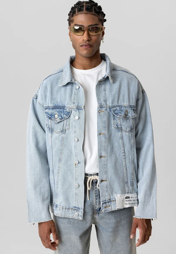 DAVI - Jeansjacke - light blue