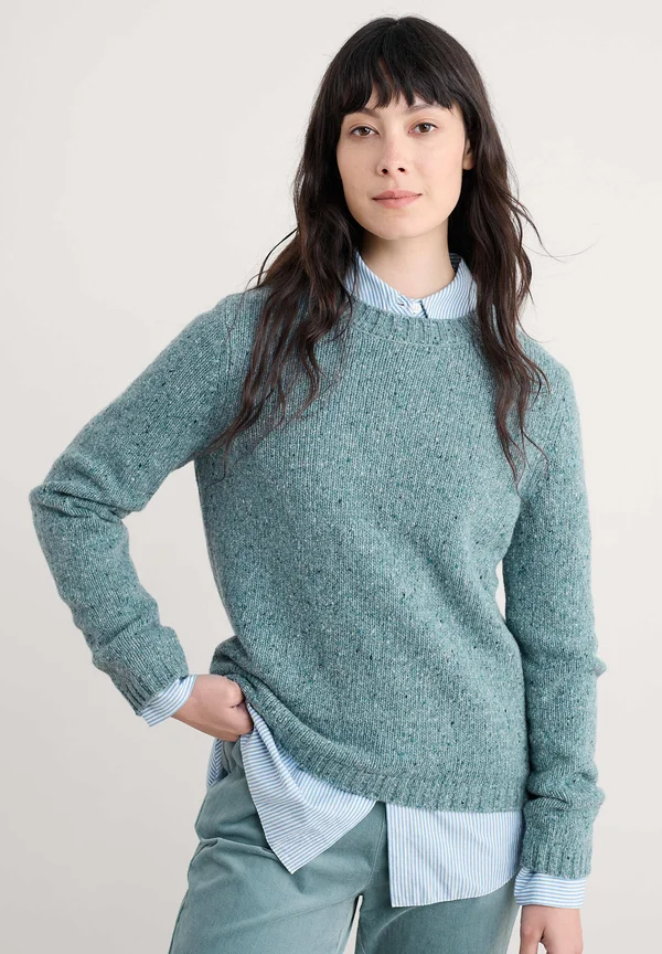 DAWSON PICK - Strickpullover - light blue lichen