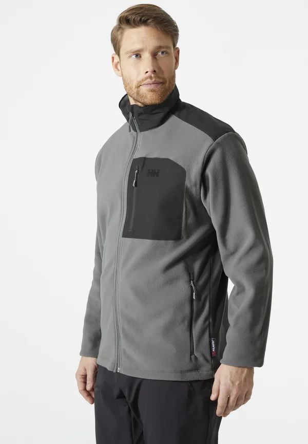 DAYBREAKER BLOCK JACKET - Fleecejacke - concrete