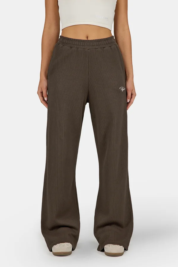 DAYITA - Stoffhose - washed walnut brown