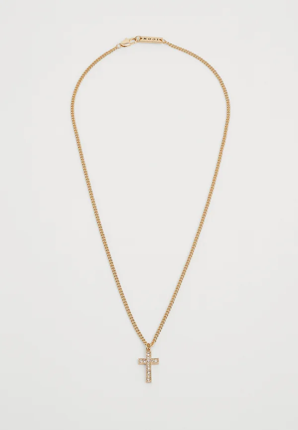 DE LA SINGLE CROSS UNISEX - Halskette - gold-coloured