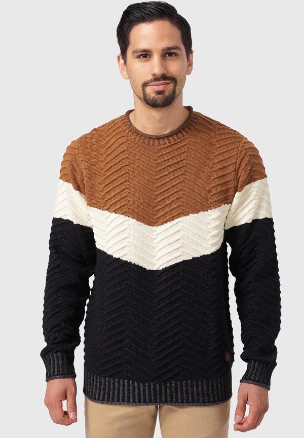DEAN - Strickpullover - rubber