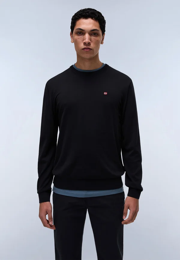 DECATUR - Strickpullover - black