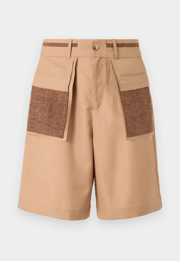 DECONSTRUCTED UNISEX - Shorts - khaki
