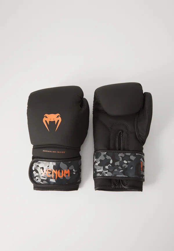DEFENDER CAMO BOXING GLOVES UNISEX - Boxhandschuh - black/orange