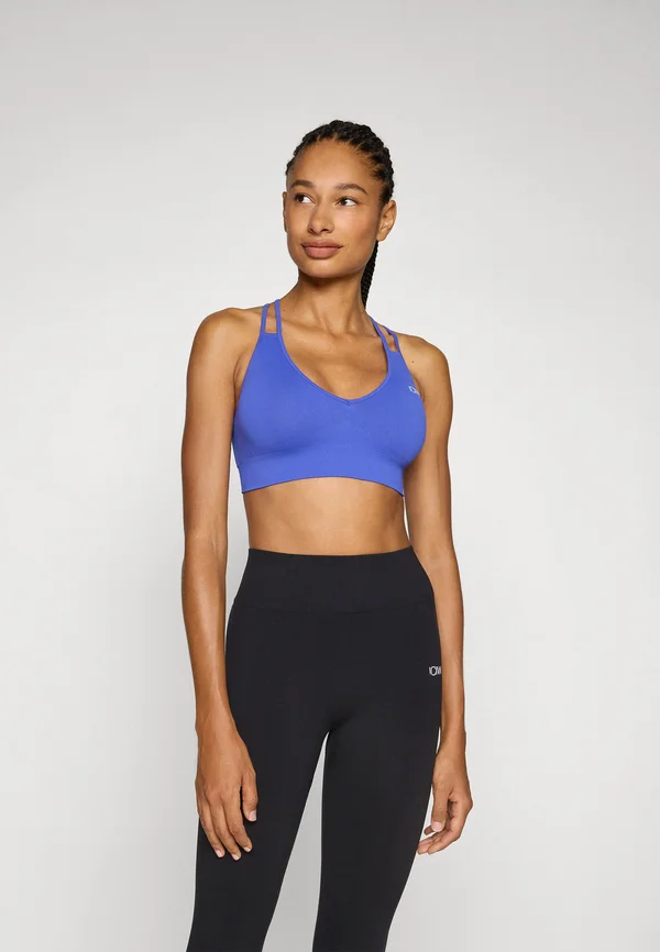 DEFINE SEAMLESS V SHAPE BRA - Sport-BH mit mittlerer Stützkraft - virtual blue