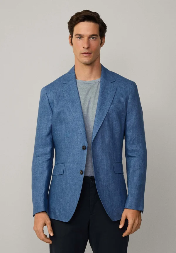 DELAVE HOPSACK - Sakko - chambray blue