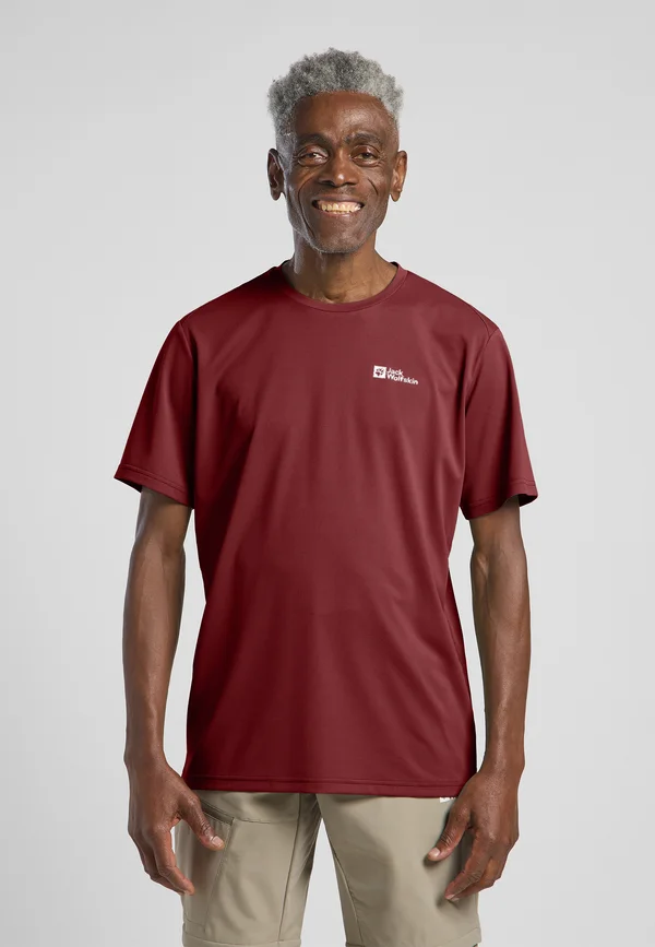 DELGAMI S/S  - Sport T-Shirt - deep ruby