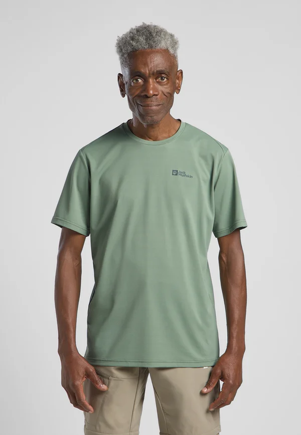 DELGAMI S/S  - Sport T-Shirt - eucalyptus