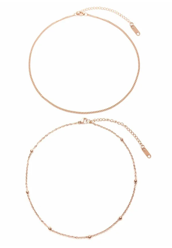 DELICATE CHOKER SET - Halskette - rosegoldfarben