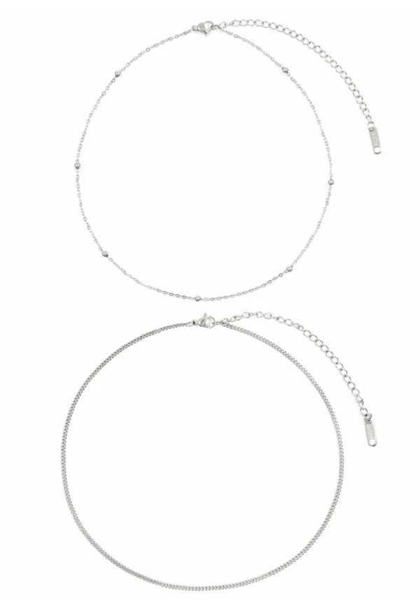 DELICATE CHOKER SET - Halskette - silberfarben