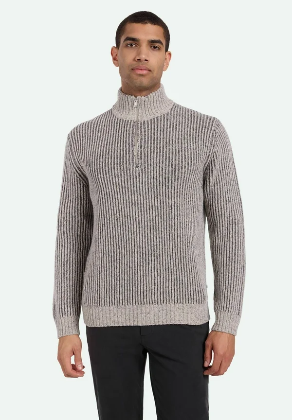 DELIX - Strickpullover - grey melange