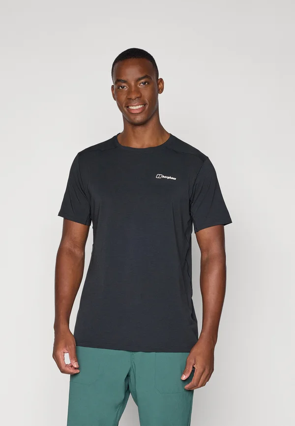 DELTA TEE - Sport T-Shirt - black